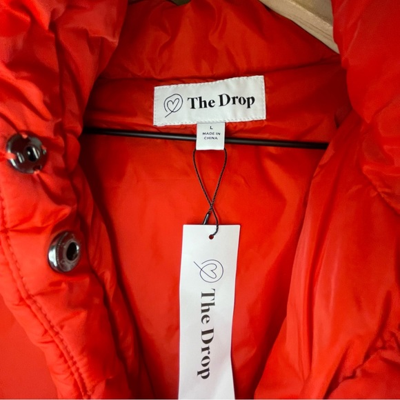 NWT The Drop Women's Shari Poly Puffer Jacket - Picture 5 of 12